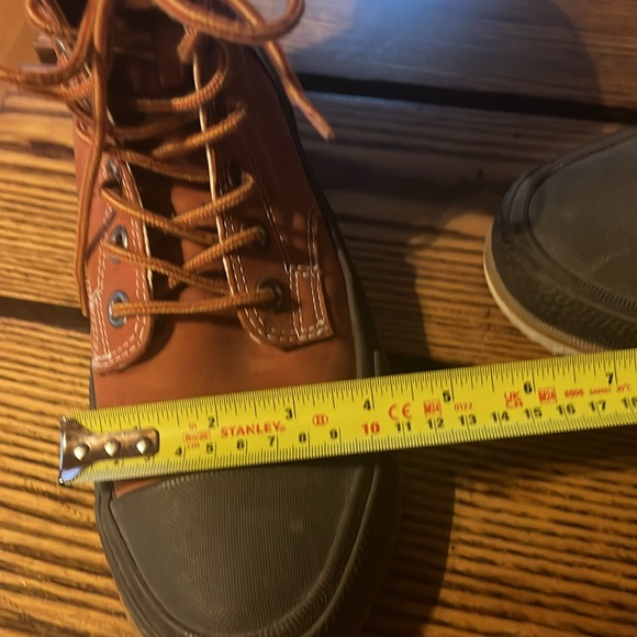 Brown Leather Converse Boots Chuck Taylor size 10 - Picture 12 of 13